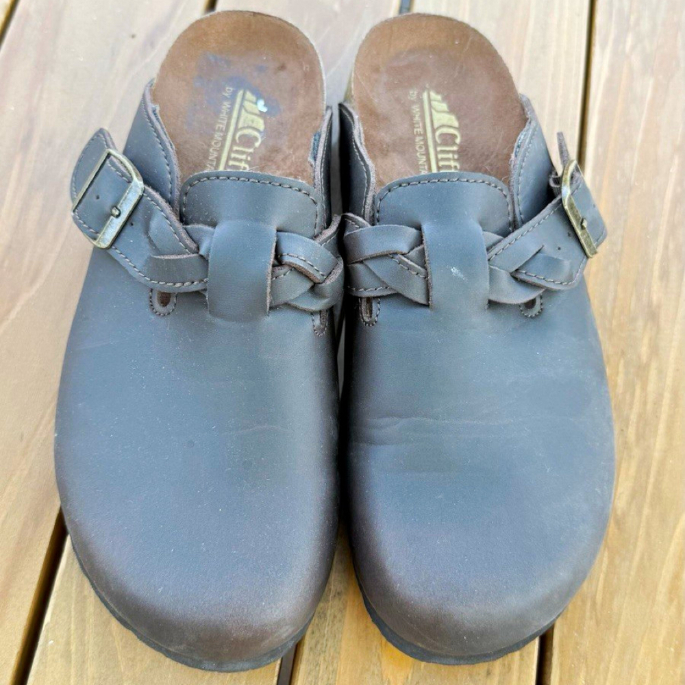 Cliffs by White Mountain Bryson Women's Black Clog Mule Synthetic 6M Buckle